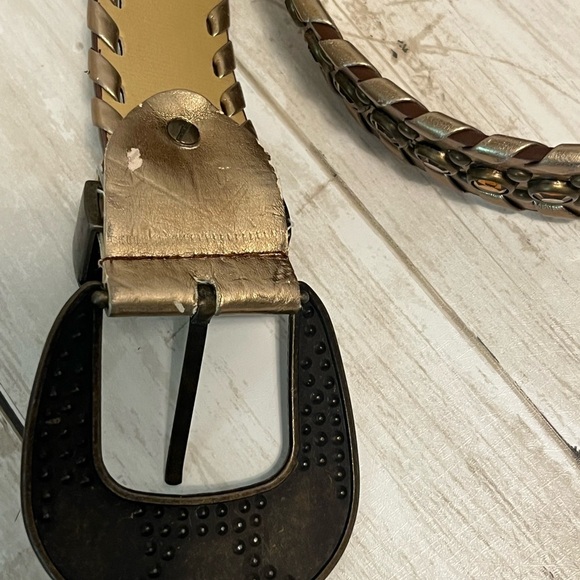VINTAGE 💛Gold bling Women's Belt 👸 - Picture 9 of 9